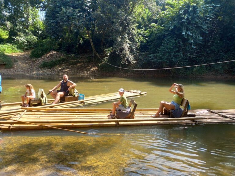 Adventurous Bamboo Rafting in the Heart of Khao Sok